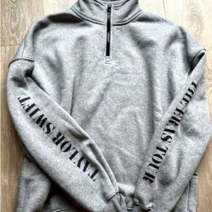2023 Taylor Swift ERAS tour gray zip up size L - brand new